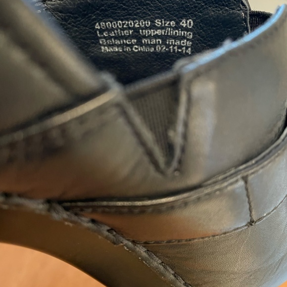 Black Dansko Tamara Leather buckle clogs - Picture 6 of 7